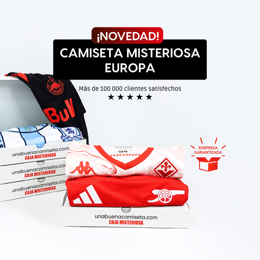 Caja de camiseta misteriosa Europa 🇪🇺