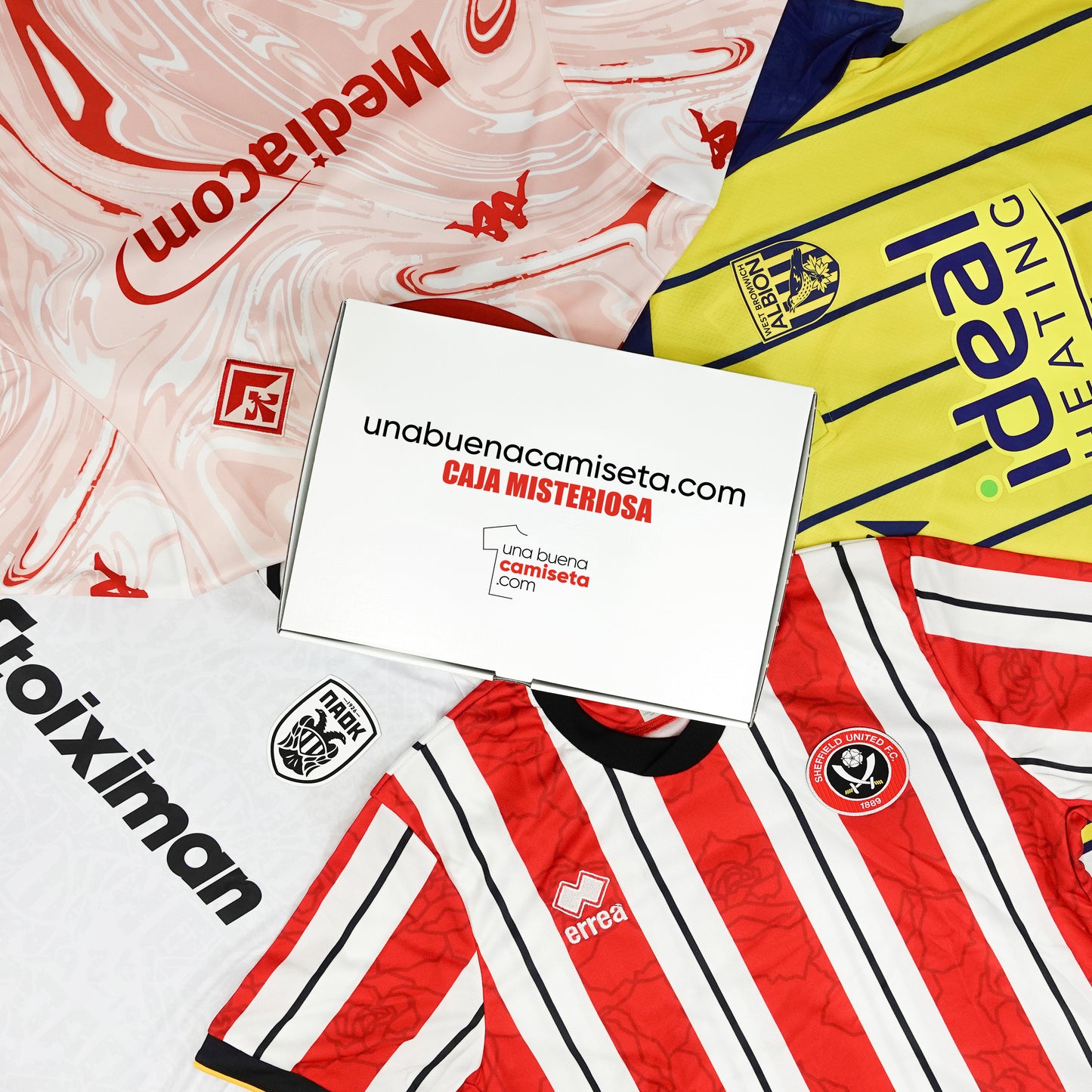 Caja de camiseta misteriosa Europa 🇪🇺
