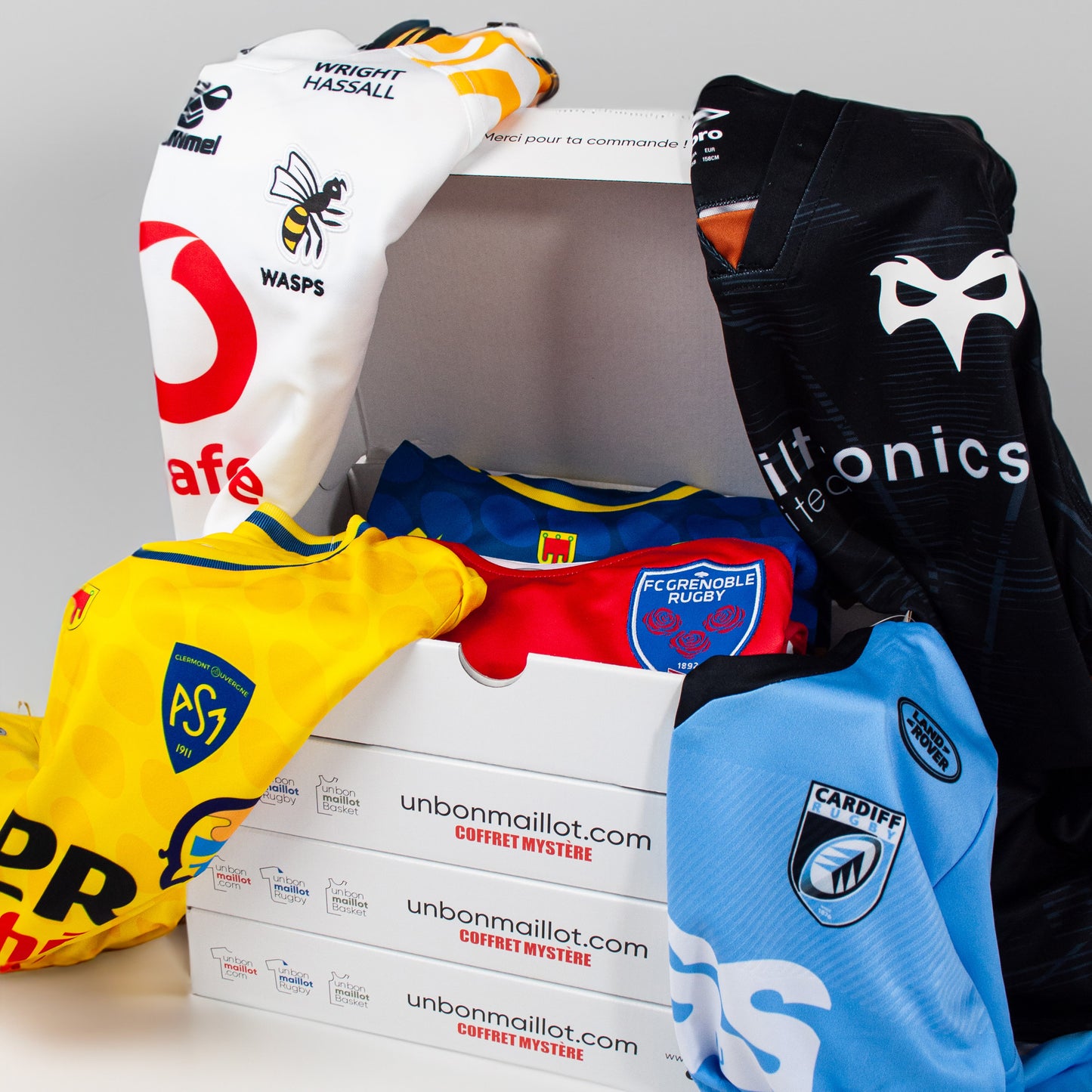 La caja de camiseta de rugby misteriosa - Niño 🏉