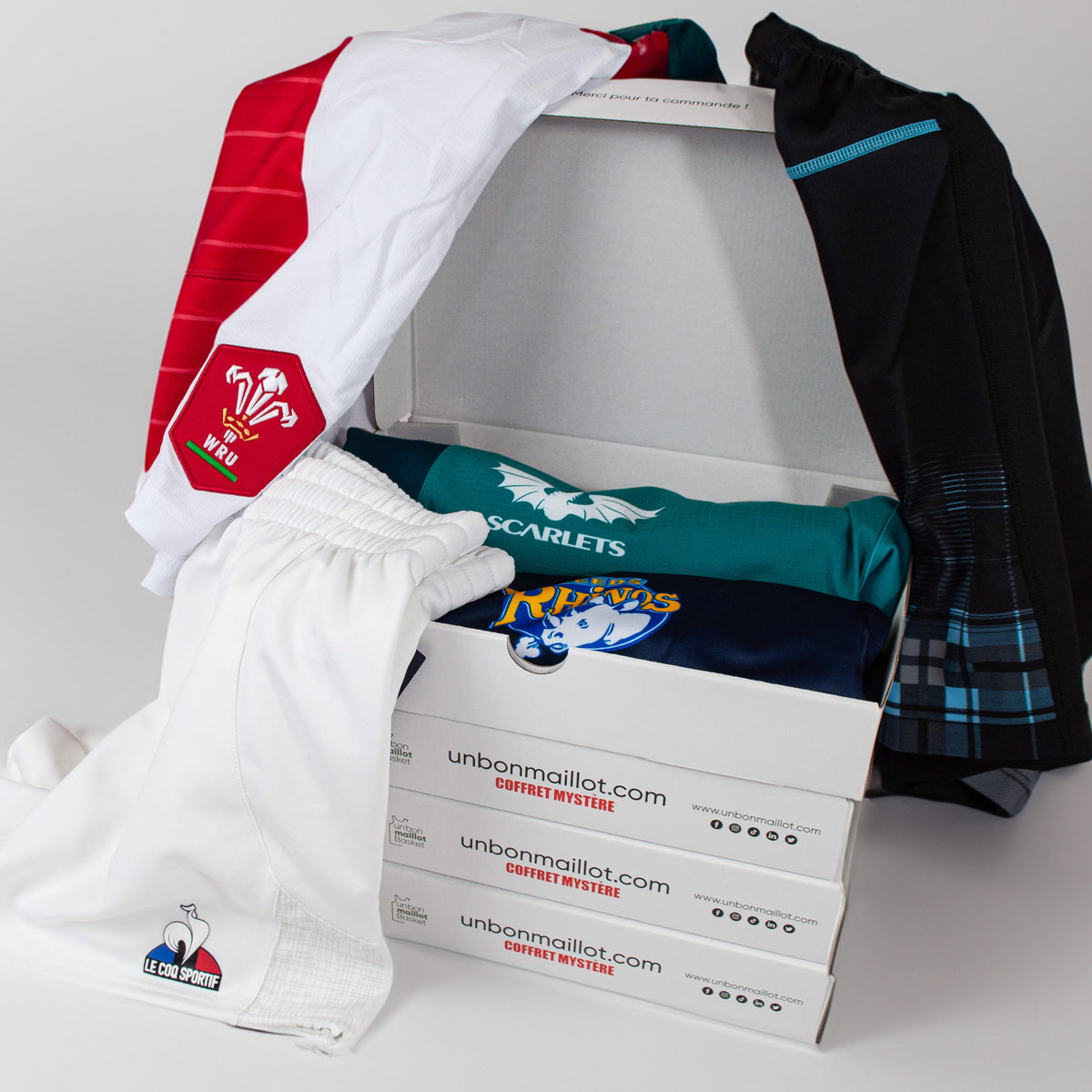 Caja sorpresa de shorts de rugby 🏉