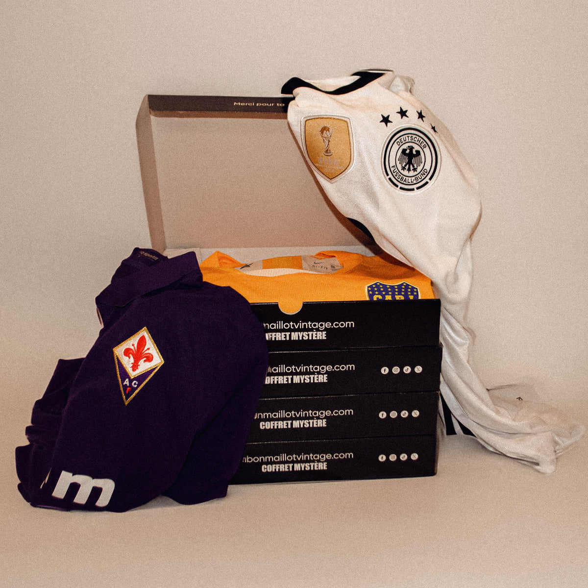 Caja sorpresa de camiseta de fútbol 👕