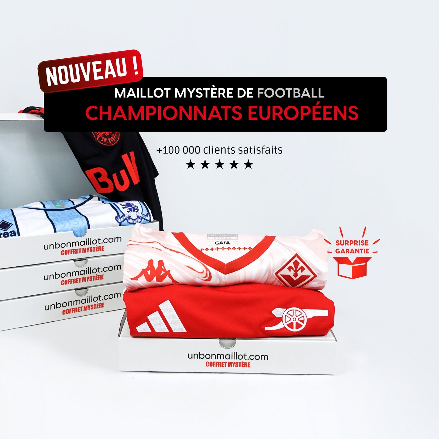 Caja de camiseta misteriosa Europa 🇪🇺