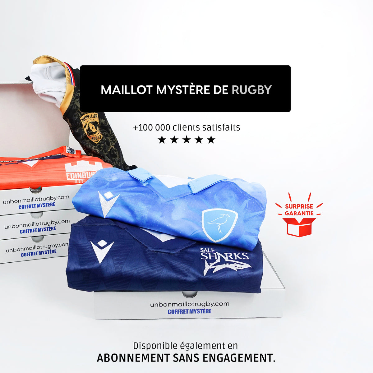 La caja sorpresa de camiseta de rugby 🏉