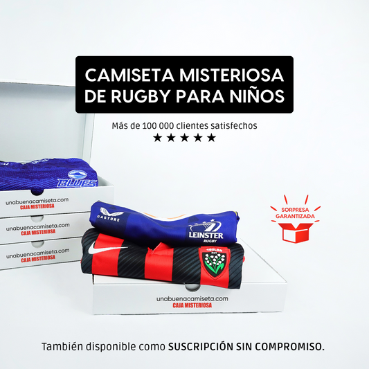 La caja de camiseta de rugby misteriosa - Niño 🏉