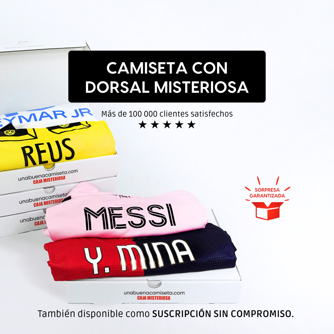 La caja de camiseta con dorsal misteriosos 9️⃣