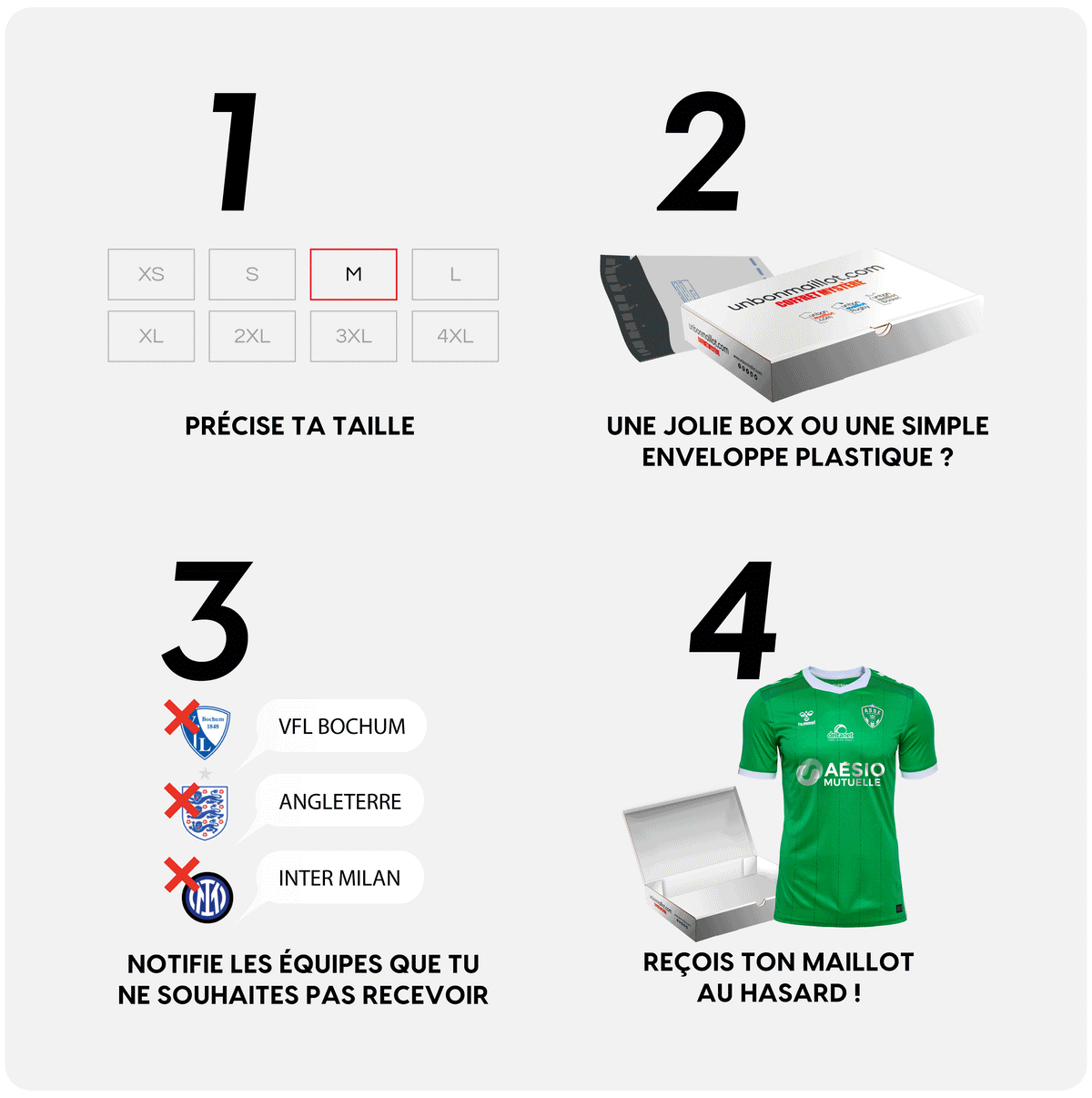 Caja sorpresa de camiseta de fútbol - Mujer 👕