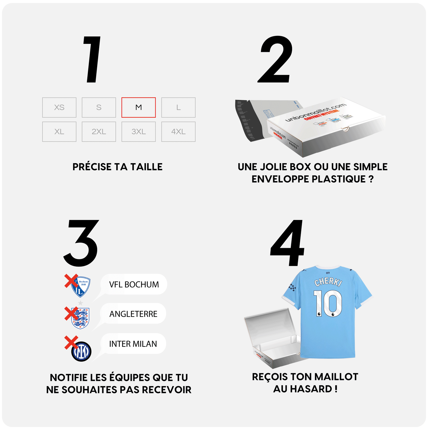 La caja de camiseta con dorsal misterioso 9️⃣